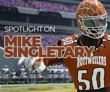 PLAYER SPOTLIGHT- MIKE SINGLETARY